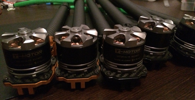 All 6 motors mounted